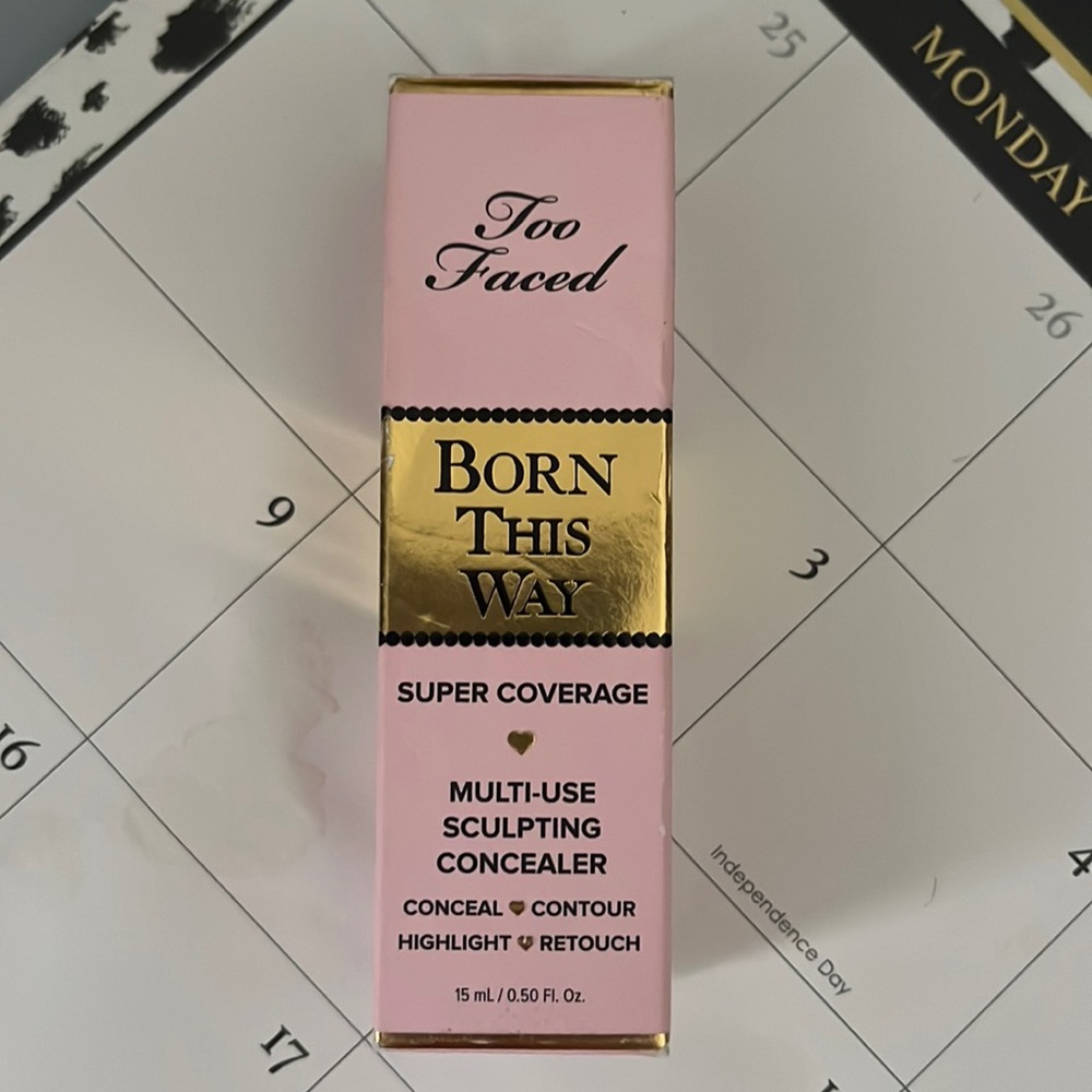 Too faced born this Way super coverage concealer shade: Natural Beige 15ml